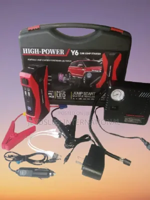 High Power Y6 Car Jump Starter With Tire Pump Inflator 12v