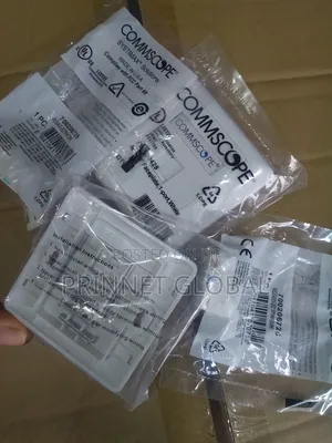 Cat6 Commscope Single Faceplate
