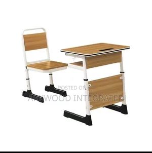 Adjustable Height Student Desk And Chair