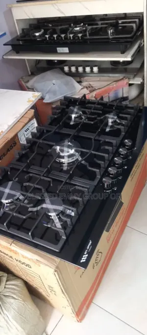 Executive 5 Burner Gas Glass Top