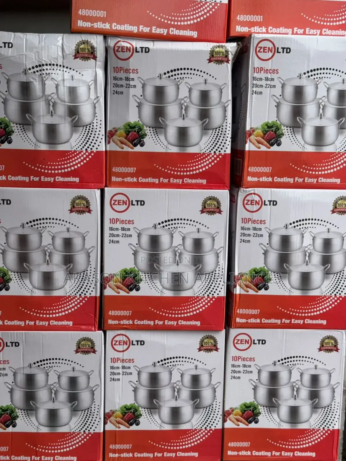 Zen 5pcs Aluminum Cookware Set