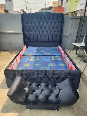 4.5 by 6 Bed Frame With Foot Rest