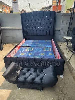 4/6 Blue Color Bedframe