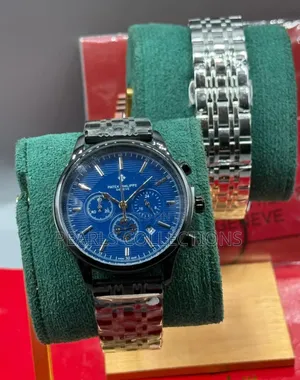 Patek Philippe Chain Watch (Blue Face Dial)