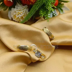 Gold Engagement Wedding Rings for Men and Women