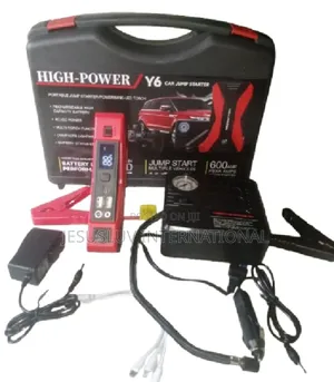 Car Jump Starter Y6 With Tyre Inflator Power Bank