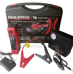 Digital Car Jump Starter Power Pack With Tire Inflator 12v