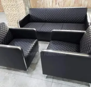 Classic Leather By Five Sofa Set.