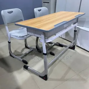 2 Seaters School Desk and Chair