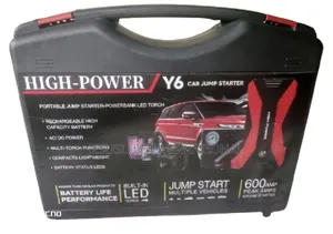High Power Digital Display Y6 Jump Starter With Tyre Pump Inflator 12v