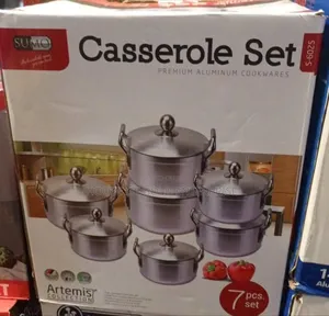 Sumo Artemis Collection 7-Piece Premium Aluminum Casserole Set.