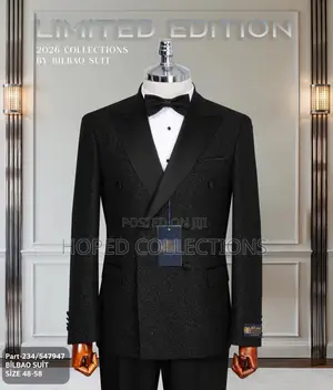 Luxury Bilbao Ceremonial and Shiny Tuxedo Suit