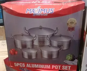 Maximus 5-Piece Aluminum Pot Set.