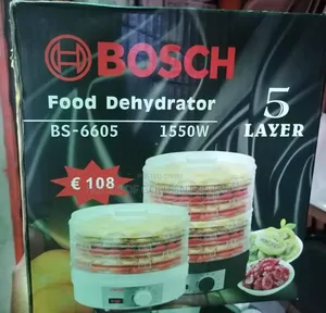 Bosch Bs-6605 1550watts Food Dehydrator 5 Layer