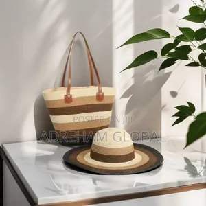 Beach Bag and Hat