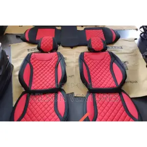 Highlander 7 Seater Seat Cover Red And Black