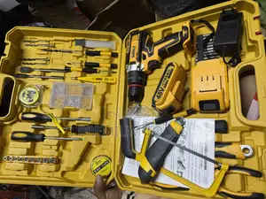 Industrial Carpentry Tools Set Plus Battery Drilling Machine