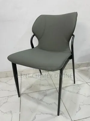 Grey Quality Material Leather Chair