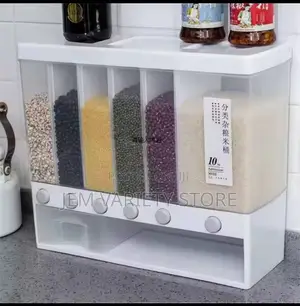 Dry Food Dispenser Grain Storage Jar