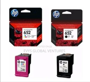 Hp 652 Ink Cartridges - Black And Colored