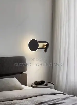 Modern Nordic Black and White Wall Lightingfixture Led Modern Brass