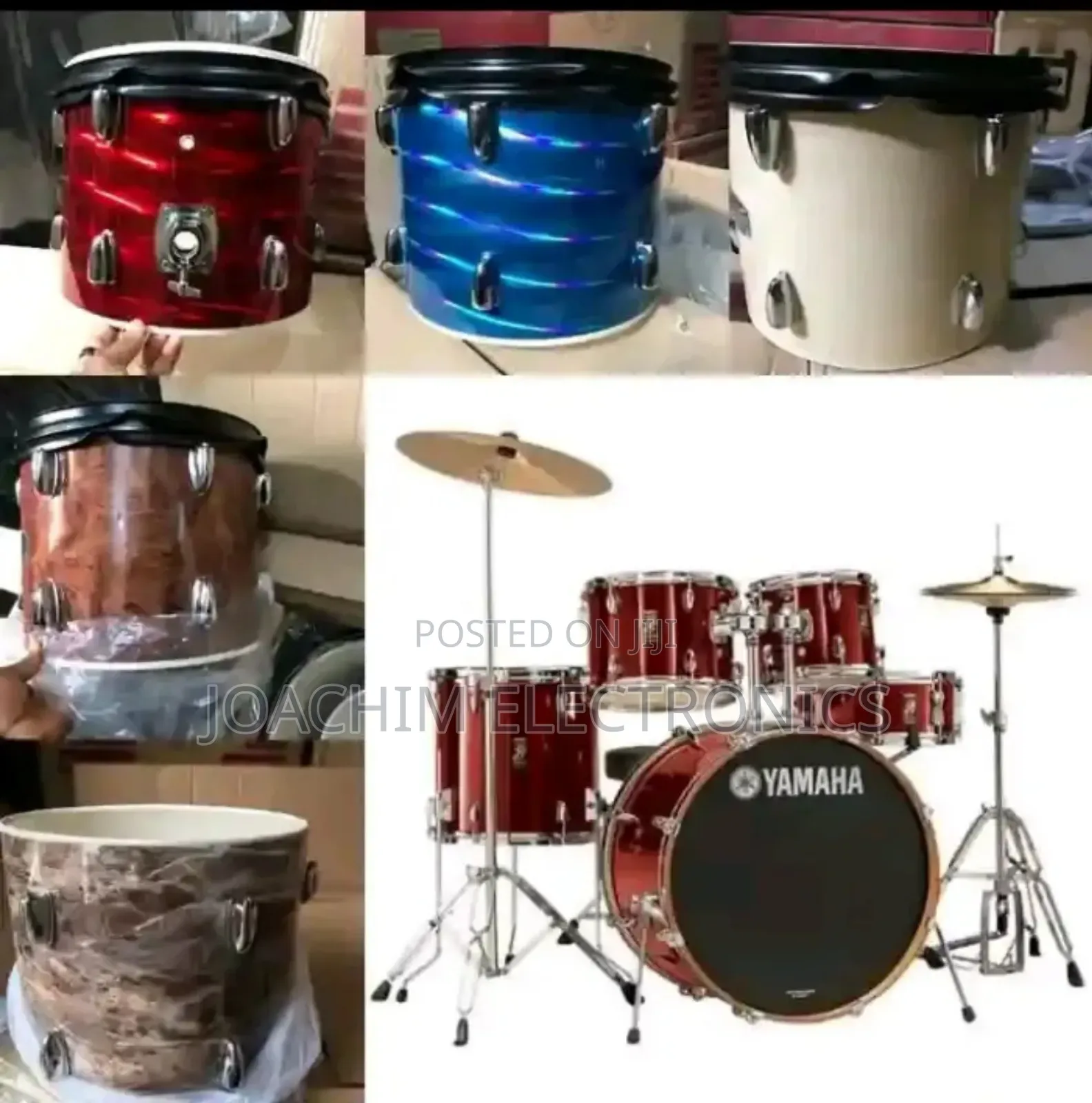 Original Yamaha 5 Set Complete Drum