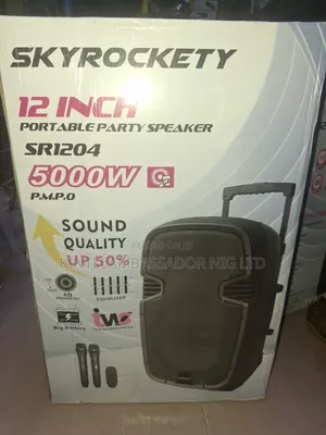 12 " Portable Party Speaker. Sky Rockety