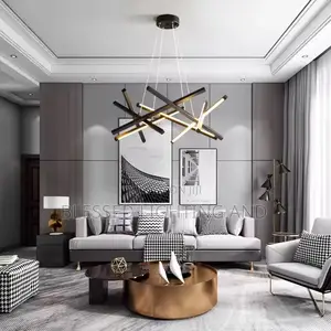 Led Nordic Linear Chandelier Light for Living Room, Dinning Room, Hote