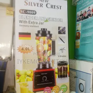 Silver Crest Blender and Grinder With Extra Jar