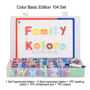 Letter Magnetic Sticker Box for Kids