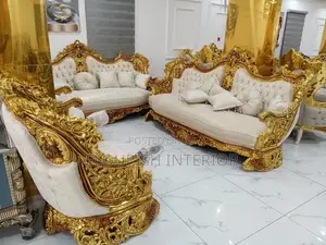 Quality Imported Unique Luxury Egypt Royal Sofas Set.