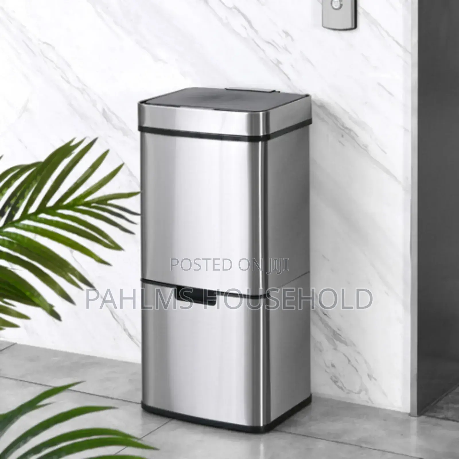 Tower 70l Recycling Sensor Waste Bin