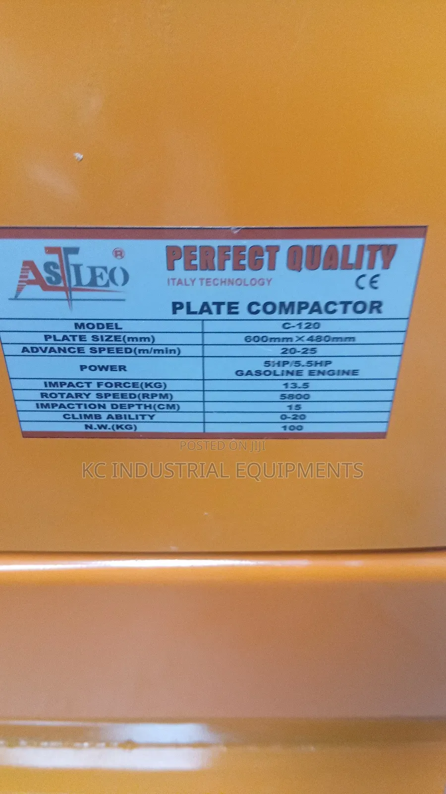 Compactor Machine C120 Fuji Robin
