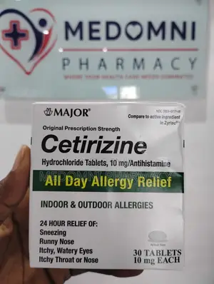 Cetirizine 10mg– All Day Allergy Relief, 30 Tablets