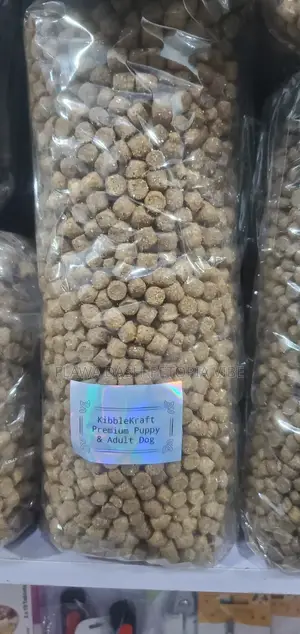 Kibblekraft Premium Dog Dry Crunchy Food 1kg Measurement