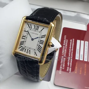 Cartier Leather Unisex Watches