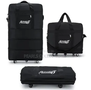 Collapsible High Quality Weightless Leather Multifunction Luggage Bag