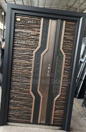 Vertical Design Copper Door