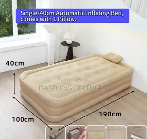Automatic Self Inflatable Bed With Inbuilt Pump