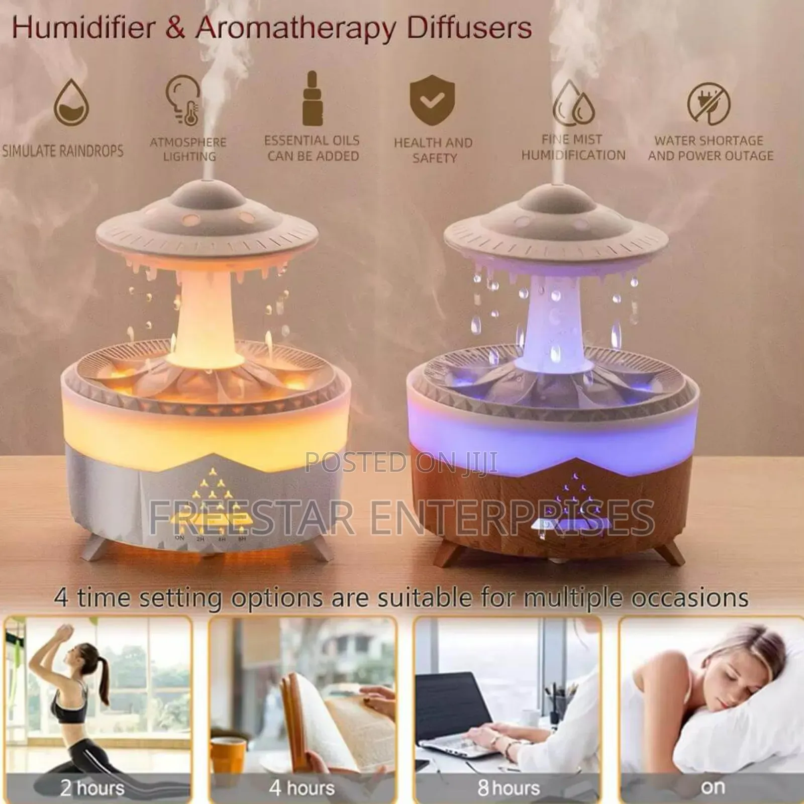 Ufo Raindrop Aroma Diffuser. Aromatherapy.