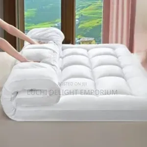 Quality Super Thick Mattress Topper -6x6 White
