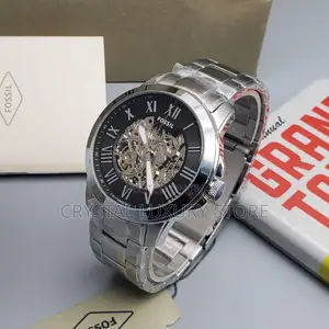 Fossil Quality Luxury Men Chain Strap Chronograph Wristwatch