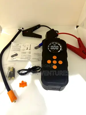 2 In 1 Portable Digital Jump Stater Tyre Pump Air Compressor