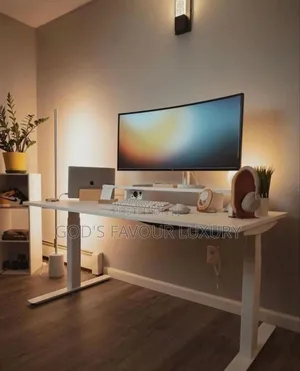 Height Adjustable Mobile Desk.