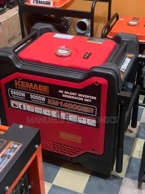 (9.8kva)Kemage Remote Control Inverter Soundproof Petrol Gen Low Fuel
