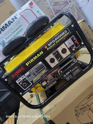 Brand New Sumec Firman Petrol Gen Model Spg4000key 3.5kva 100% Copper