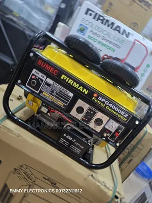 Original Sumec Firman Petrol Generator Model Spg4000key 3.5kva