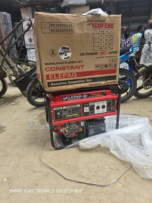 Come I Have Original Elepaq Constant Petrol Gen 8.5kva 100%Copper Coil