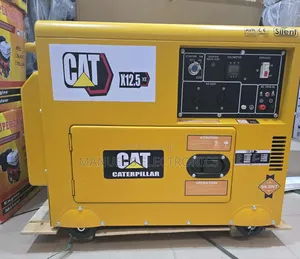 Brand New Cat Diesel Soundproof Generator 10.5kva 100% Copper Coil