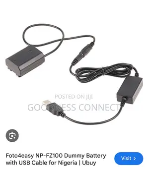 Sony Np Fz-100 Dummy Usb Battery